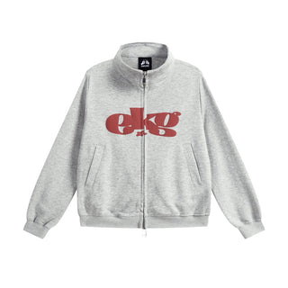 Double zipper sports cardigan jacket