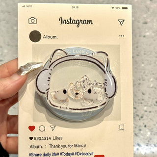 Blue Gradient Cat iPhone Case