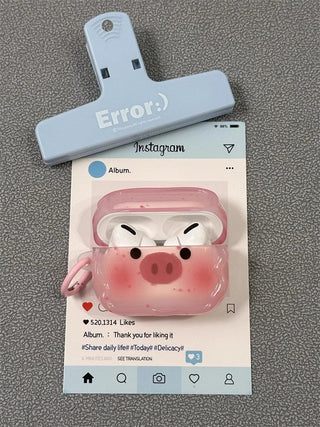 Pink Pig AirPods Case