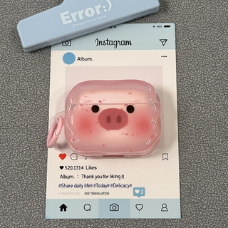 Pink Pig AirPods Case
