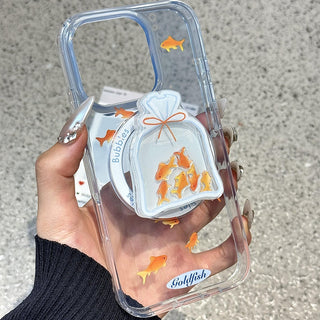 Lake Blue Goldfish iPhone Case