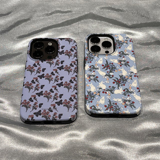 Rabbit Floral iPhone Case