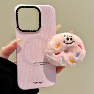 Plush Donut Bracket iPhone Case