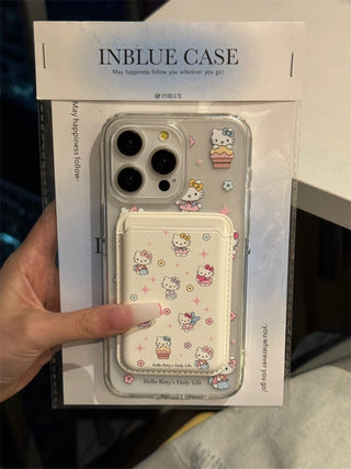 Hello Kitty Magnetic Card Holder iPhone Case
