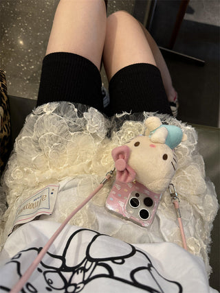 Pink Hello Kitty Lanyard iPhone Case