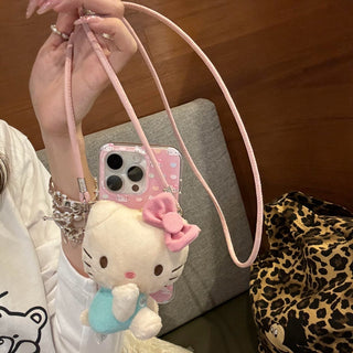 Pink Hello Kitty Lanyard iPhone Case