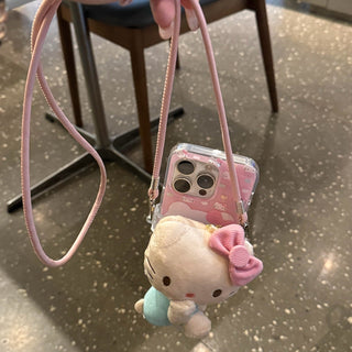 Pink Hello Kitty Lanyard iPhone Case