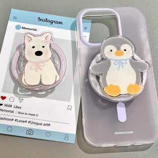 Frosted Purple Magnetic iPhone Case