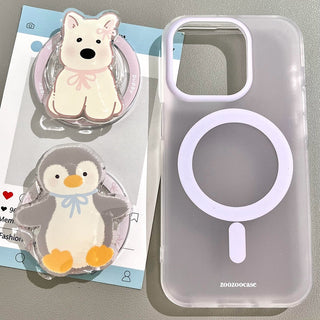 Frosted Purple Magnetic iPhone Case