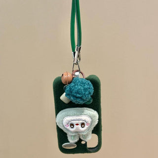 Plush Labubu Doll iPhone Case