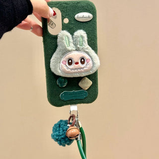 Plush Labubu Doll iPhone Case