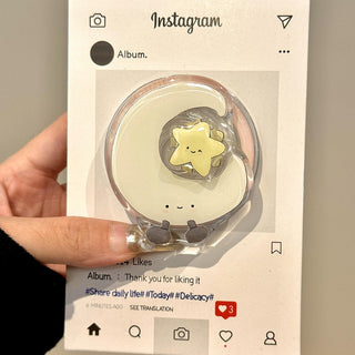 Pink Star Moon iPhone Case