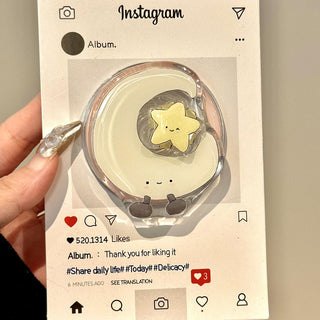 Pink Star Moon iPhone Case