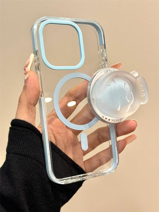 Baby Blue Crystal Sandwich iPhone Case