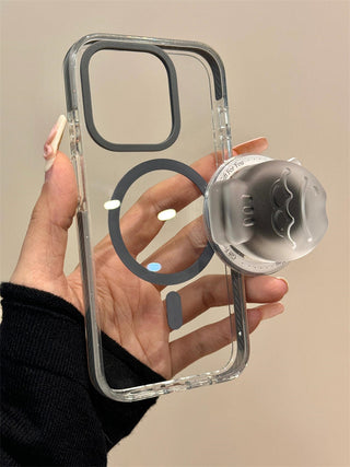 Black Sesame Crystal Sandwich iPhone Case