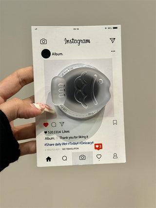 Black Sesame Crystal Sandwich iPhone Case