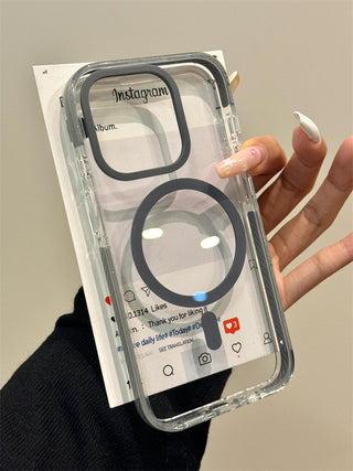 Black Sesame Crystal Sandwich iPhone Case