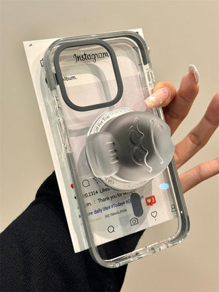 Black Sesame Crystal Sandwich iPhone Case