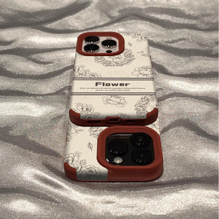 Vintage Flower Label iPhone Case