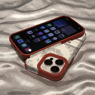 Vintage Flower Label iPhone Case