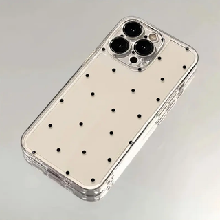 Black Polka Dot iPhone Case