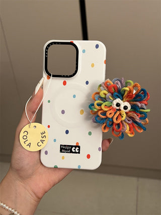 Colorful Plush Monster iPhone Case