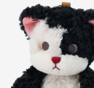 neurotic cat keychain