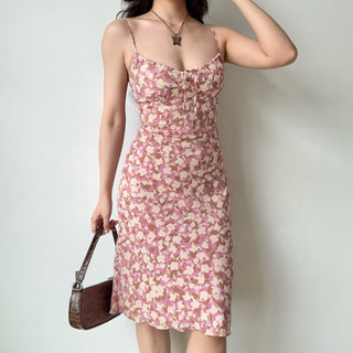 print slip dress