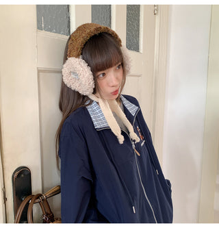 plaid embroidered coat