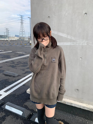 turtleneck army sweater