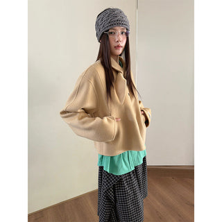 double-faced wool coat