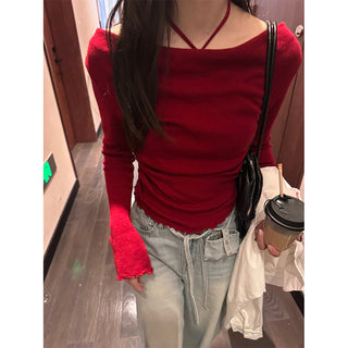 halter wool sweater