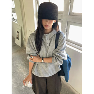 printed hooded sweater