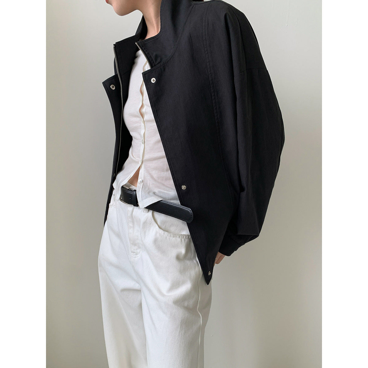 Stand Collar Jacket – Uncut-Trends