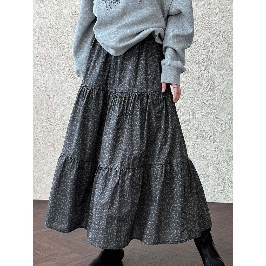 激安‼️未使用タグ付‼️ Tiered Floral Pleated Dress MSK Metallic-Print Pleated Blouson Gown 10 Black Gold Floral
