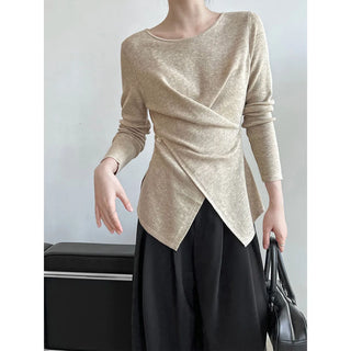 cross waist sweater