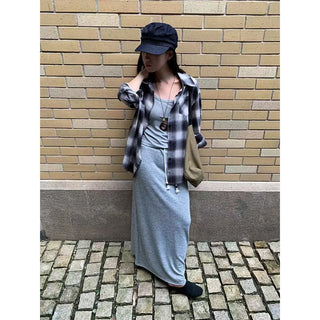 knitted straight skirt