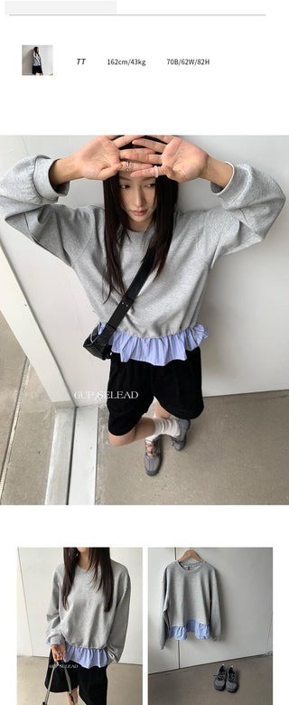 striped patchwork sweater