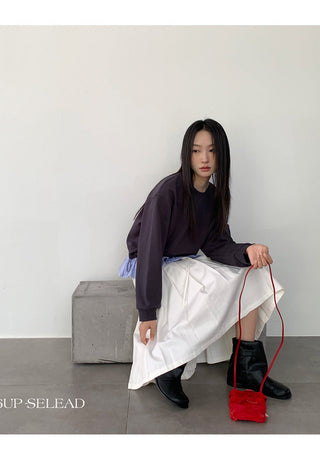 striped patchwork sweater