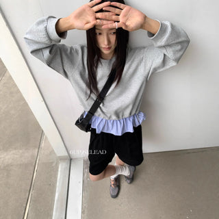 striped patchwork sweater