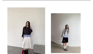 striped patchwork sweater