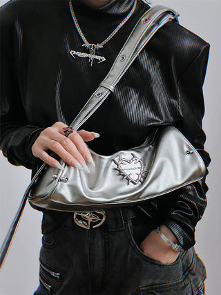 Thorn Heart Baguette Bag