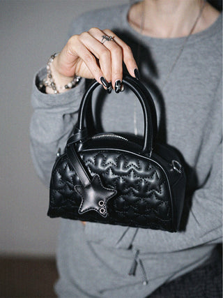 Embroidered Star Messenger Bag