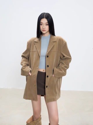 single-breasted suit jacket