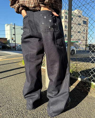 Pocket Star Denim Pants
