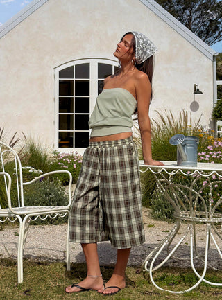 Tucka Long Line Baggy Shorts Multi Check