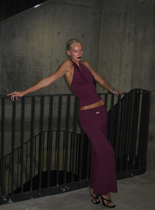 Vanecia Maxi Skirt Purple