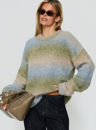 Loyalty Knit Sweater Ocean Moss
