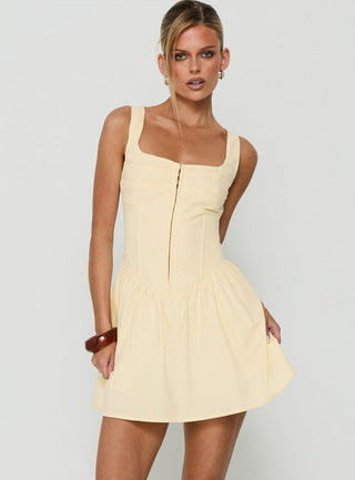 Ettalie Cinched Waist Playsuit Butter