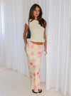 Mercer Maxi Skirt Yellow Floral